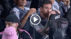 Messi arrancó como suplente ante Cincinnati