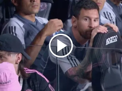 El incomodo momento que le hizo pasar Peso Pluma a Messi (VIDEO)