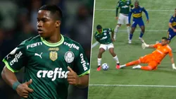El joven jugador del Palmeiras terminó errando un insólito gol