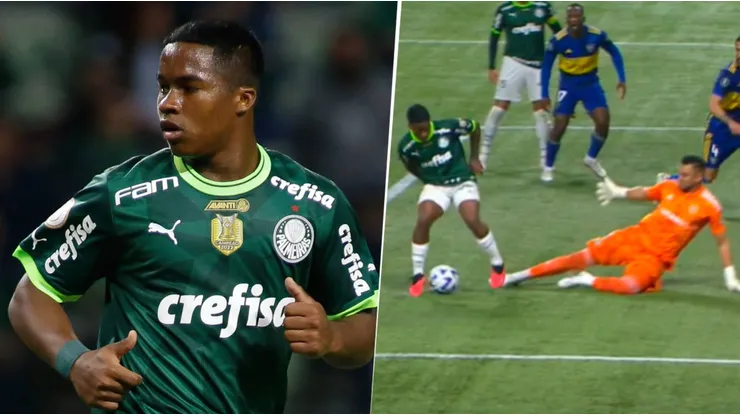 El joven jugador del Palmeiras terminó errando un insólito gol