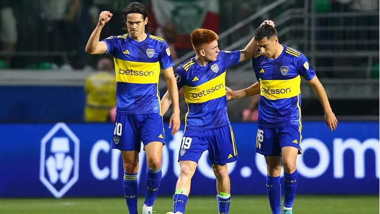 Cavani anotó su segundo gol por Boca Juniors desde que llegó a mitad de año.