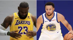 LeBron James y Stephen Curry.