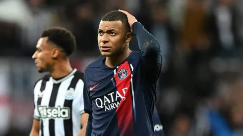 Kylian Mbappé fue calificado con un 2 por L'Equipe tras el partido que el PSG perdió 4 a 1 con Newcastle United por la Champions League. Getty Images.