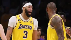 Anthony Davis y LeBron James.