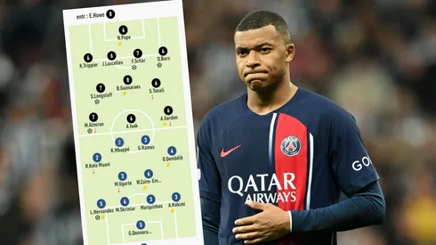 L'Equipe liquidó a Kylian Mbappé con su puntaje.