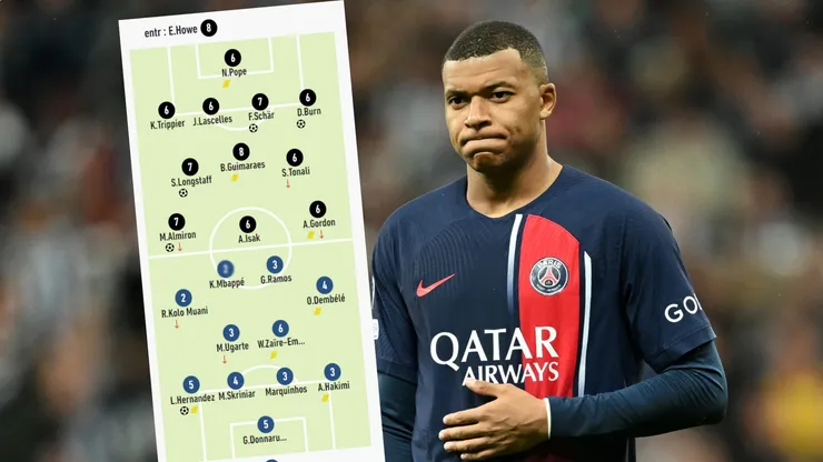 L'Equipe liquidó a Kylian Mbappé con su puntaje.