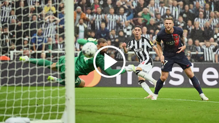 El zurdazo de Miguel Almirón para vencer a Donnarummma.