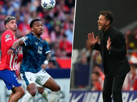 De Paul salió en el entretiempo vs. Feyenoord y preocupa otra vez