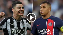 Newcastle vs. PSG por la Champions League.