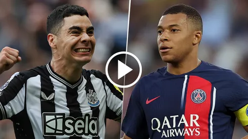 Newcastle vs. PSG por la Champions League.