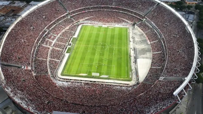 El estadio Más Monumental sería la sede del partido inaugural en Argentina.
