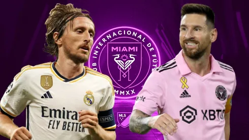 Luka Modric y Lionel Messi.