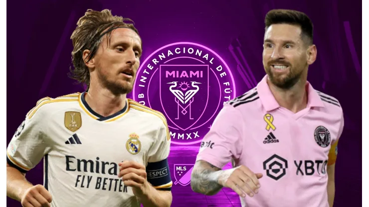 Luka Modric y Lionel Messi.