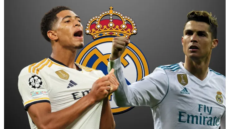 Jude Bellingham y Cristiano Ronaldo.