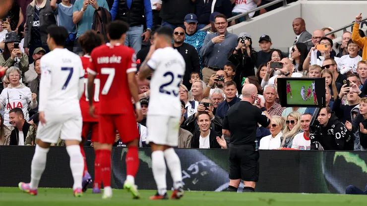 El partido del Tottenham vs. Liverpool podría repetirse si una comisión interna de la Premier League se apoya en un artículo del reglamento. Getty Images.