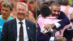 Sir Alex Ferguson, Lionel Messi y David Beckham.