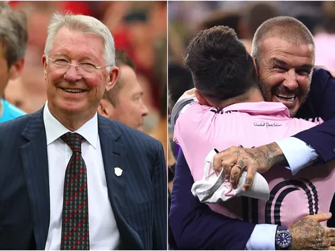 Las palabras perfectas de Ferguson a Beckham para manejar a Messi