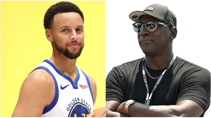 Stephen Curry y Michael Jordan.