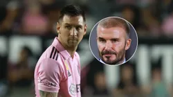 Leo Messi y David Beckham.