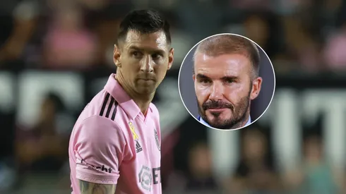 Leo Messi y David Beckham.