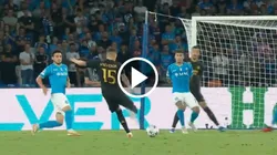 El charrúa fue clave en el triunfo por 3-2 sobre Napoli