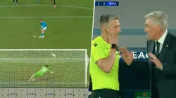 Ancelotti reclamó por el insólito cobro.