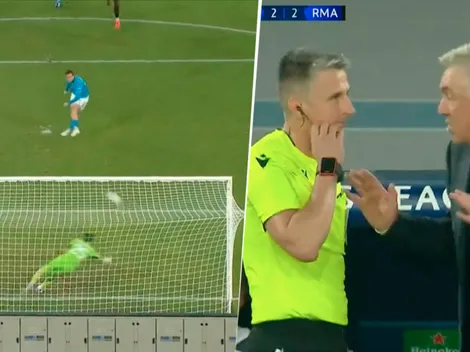 Polémico penal contra Real Madrid desató la furia de Ancelotti (VIDEO)