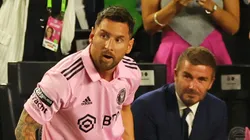 Lionel Messi y David Beckham en Inter Miami.