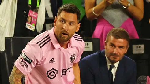 Lionel Messi y David Beckham en Inter Miami.