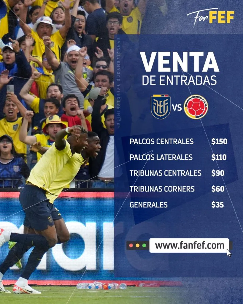 Las entradas se pueden adquirir en el portal fanfef.com
