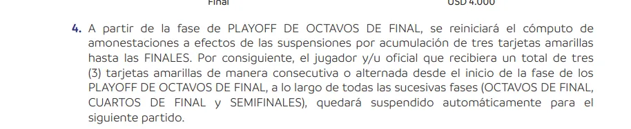 Reglamento Conmebol Copa Sudamericana 2023.