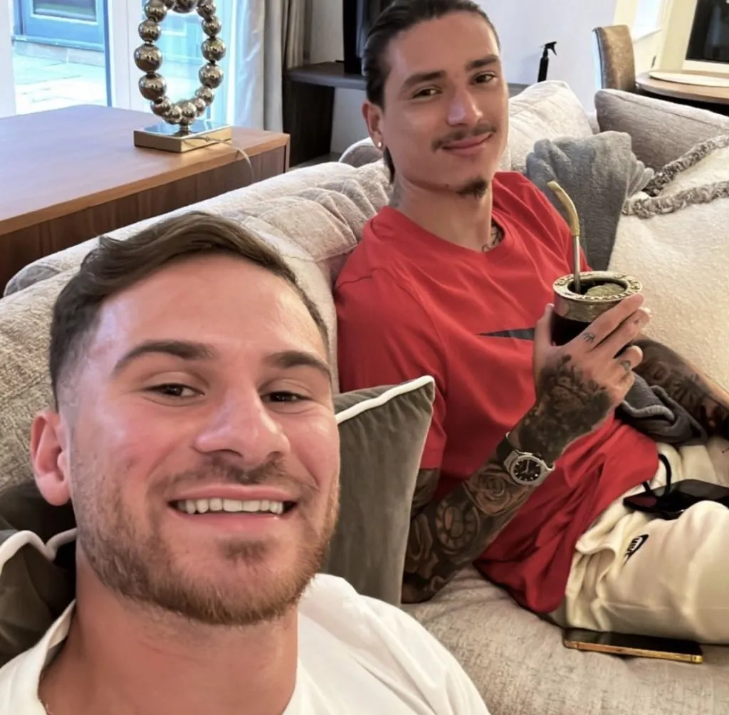 Alexis y Darwin, fanáticos del mate.