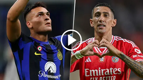 Inter vs. Benfica por la Champions League.