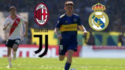 Valentín Barco habría sido seguido por el Real Madrid, AC Milan y Juventus durante el Boca vs. River. Getty Images.
