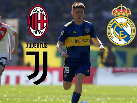 Ojeadores del Madrid, Milan y Juventus siguieron a Barco vs. River