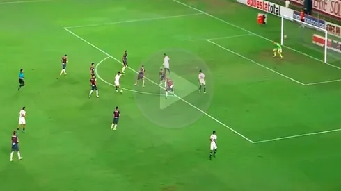 Piero Quispe se convirtió en Lionel Messi y casi anota el gol del año