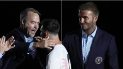 Jorge Mas, Lionel Messi y David Beckham.