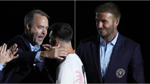 Jorge Mas, Lionel Messi y David Beckham.