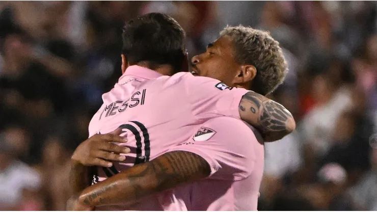 Lionel Messi con la estrella de Inter Miami que se va del equipo.