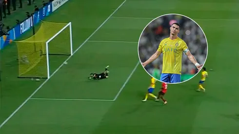 Insólito error del arquero de Al Nassr