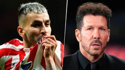 Juanjo Maqueda dijo que Ángel Correa es un "falso" y que Diego Simeone es un "tramposo". Getty Images.