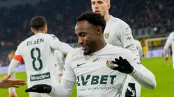 El jugador ecuatoriano marcó un golazo en Polonia.