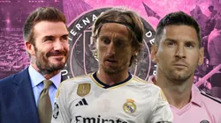 David Beckham, Lionel Messi y Luka Modric.