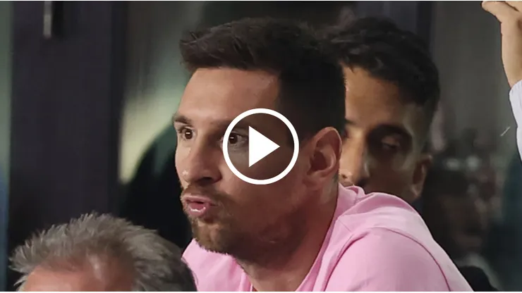 Lionel Messi en el estadio de Inter Miami.