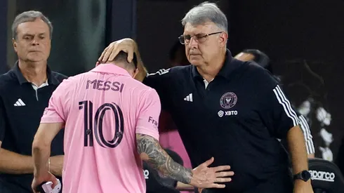 Lionel Messi y Gerardo Martino.