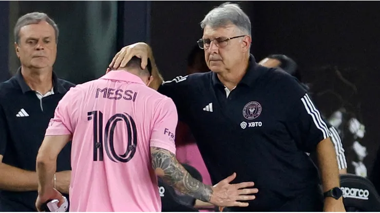 Lionel Messi y Gerardo Martino.