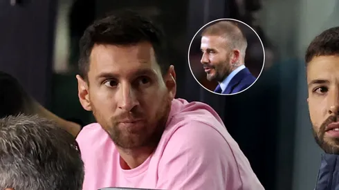 Lionel Messi y David Beckham.