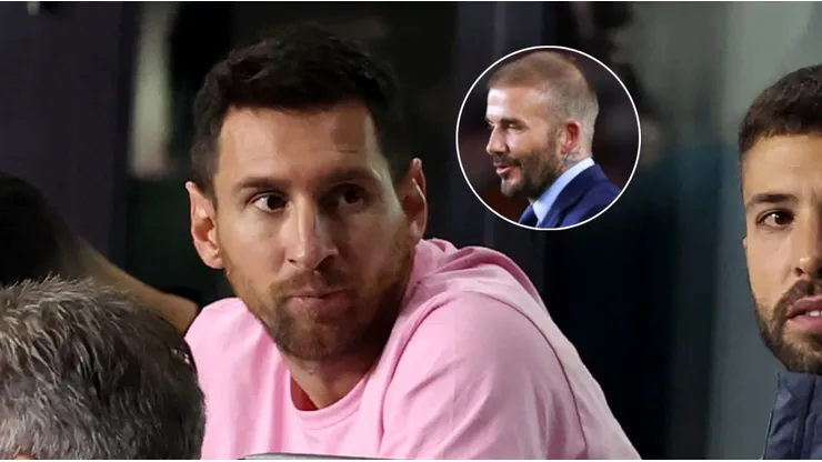 Lionel Messi y David Beckham.
