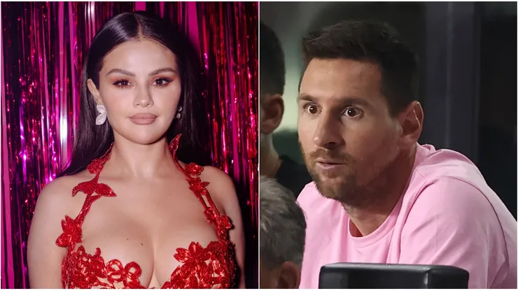 Selena Gómez y Lionel Messi.