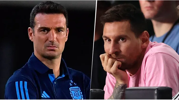Entre miércoles y jueves sale la lista de Lionel Scaloni para las Eliminatorias, en la cual podría no incluir a Lionel Messi. Getty Images